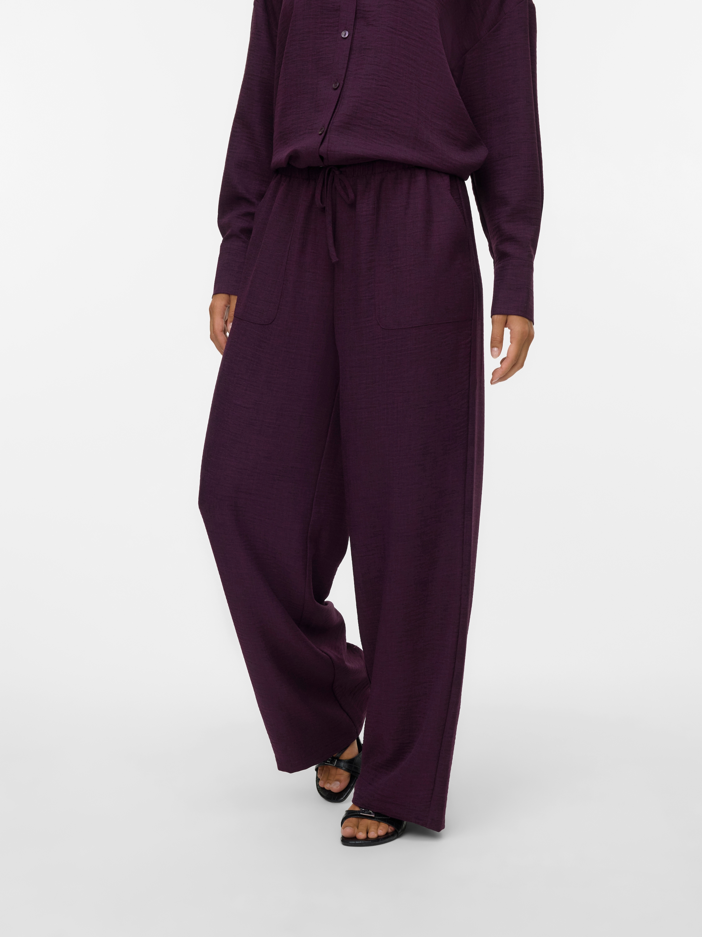 Vero Moda Schlupfhose »VMMELANEY HW LOOSE PANT WVN GA NOOS«  Sommerhose