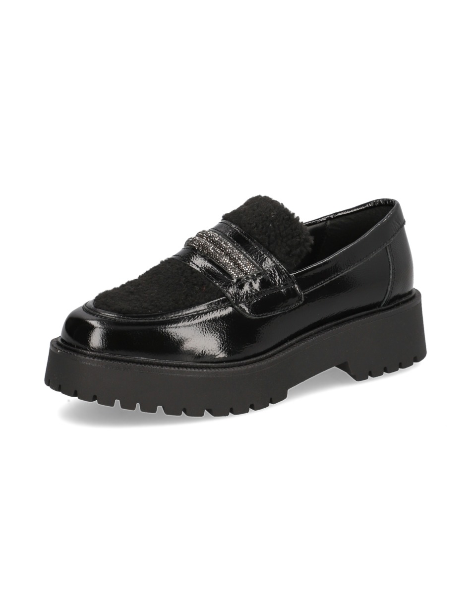 Lederkombination Slipper