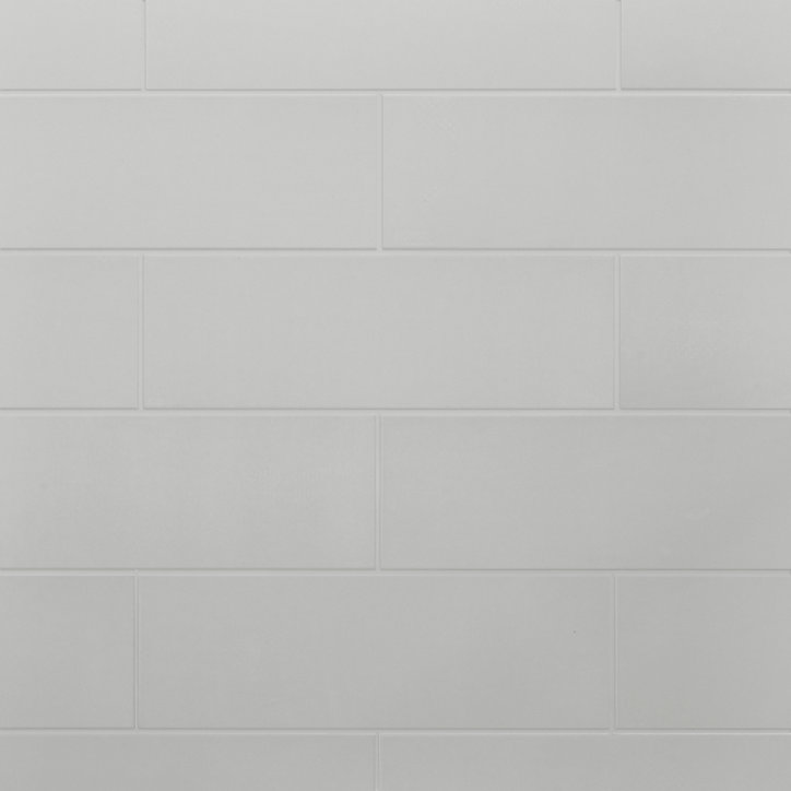 Carrelage mural gris clair 20x60cm Plain