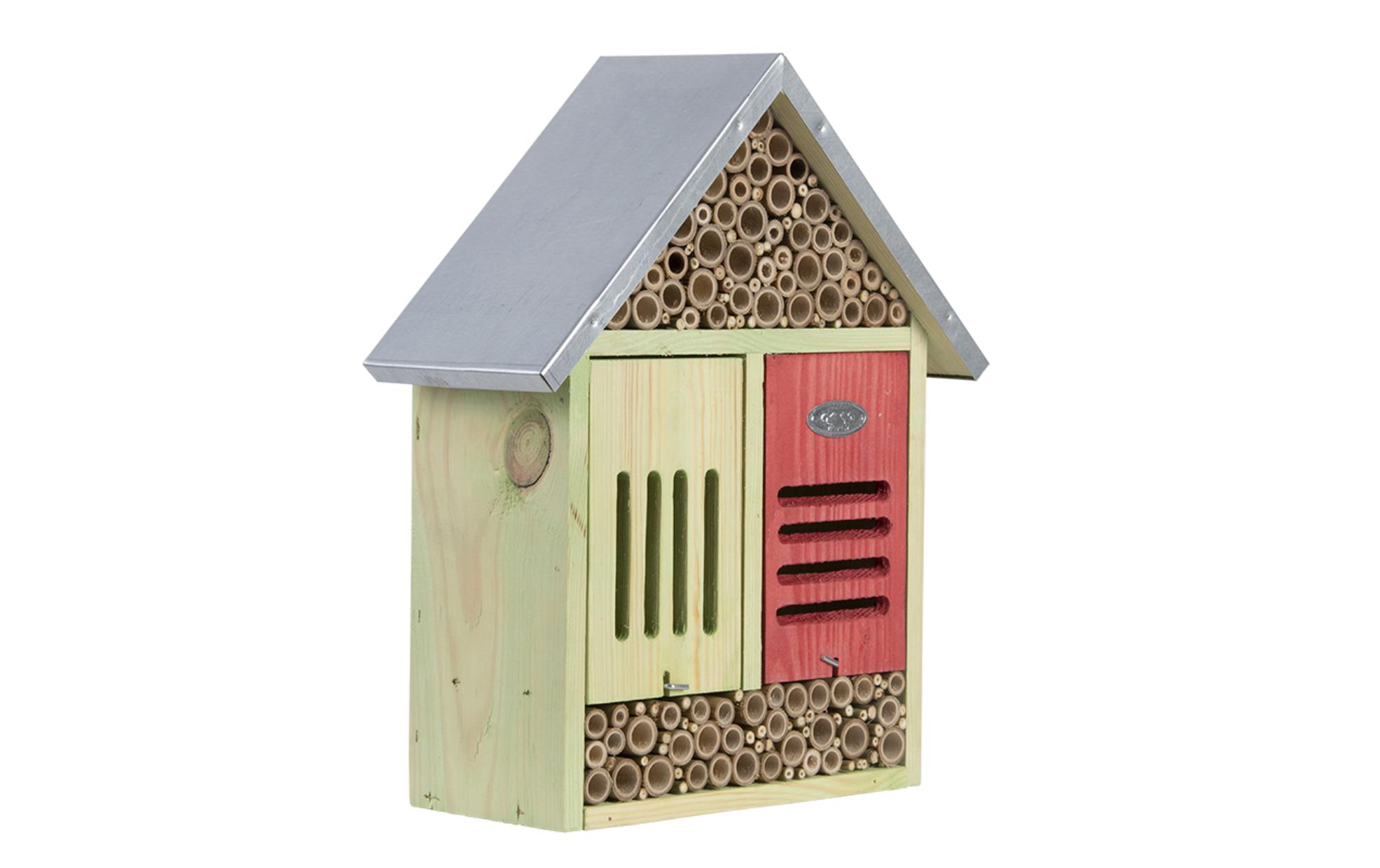 Insektenhotel XLInsektenhaus auf Kiefernholz