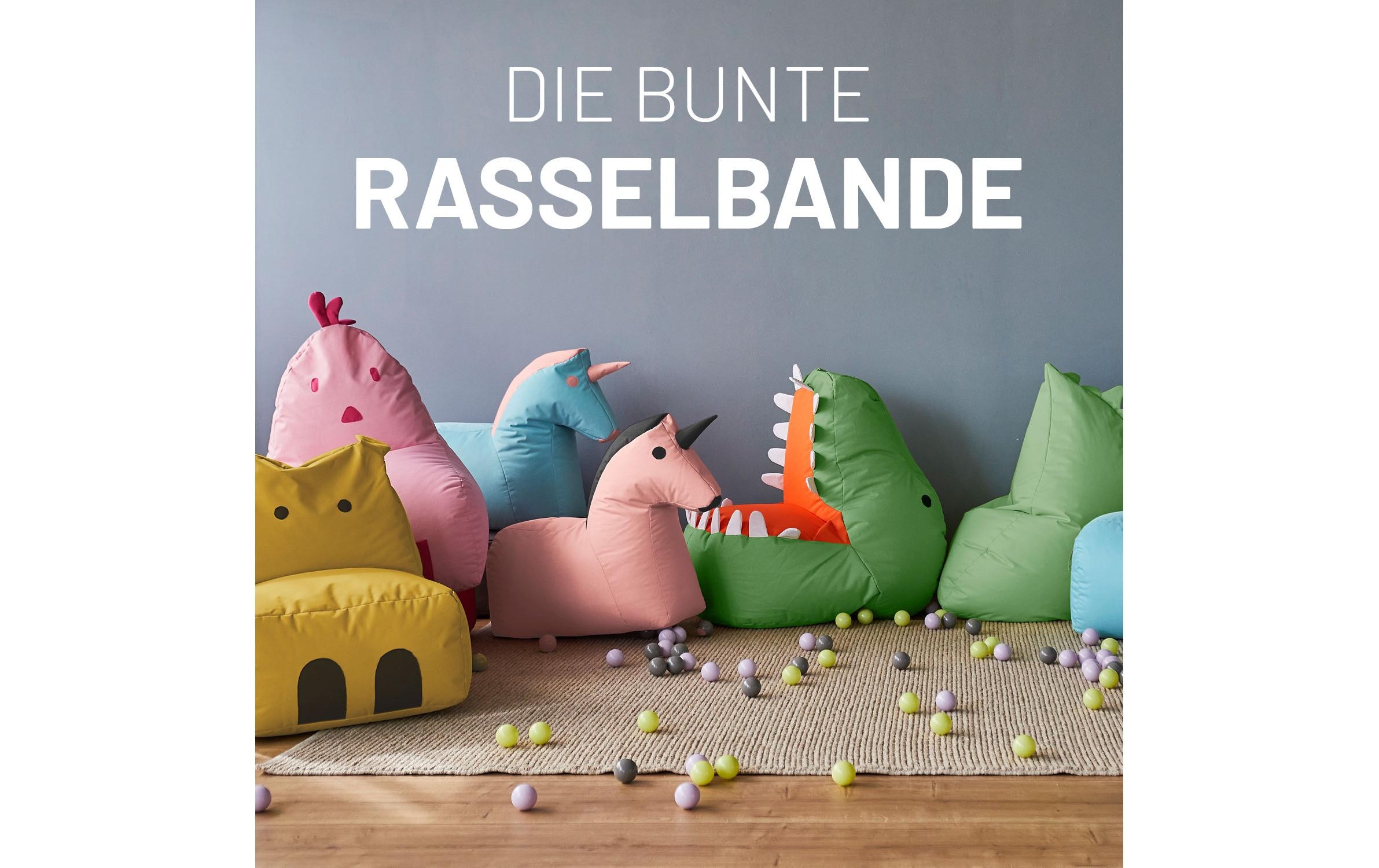 Lumaland Sitzsack »Einhorn 120 L, 75 x 65 cm«