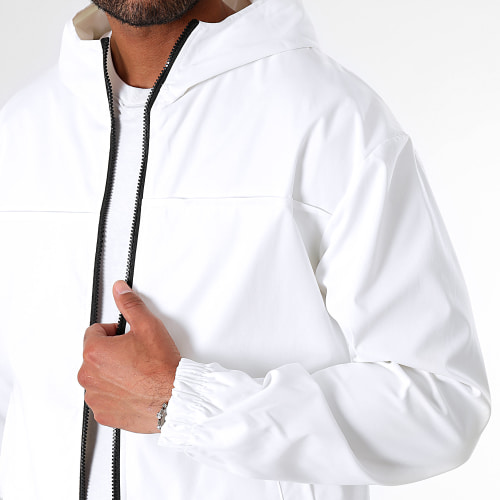Ensemble Veste Zippée Capuche Et Pantalon Cargo 1070521 Blanc