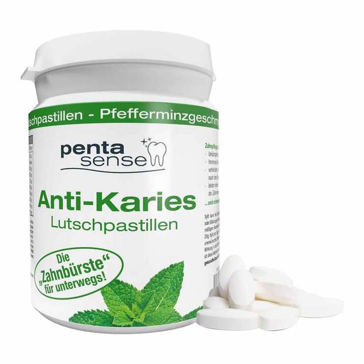 Penta-Sense Anti-Karies Lutschpast.Pfefferminz, 30 St