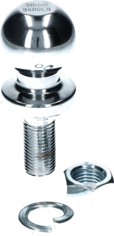 Carpoint Schroefkogel met Contramoer ø50mm | Trekgewicht tot 1500 kg