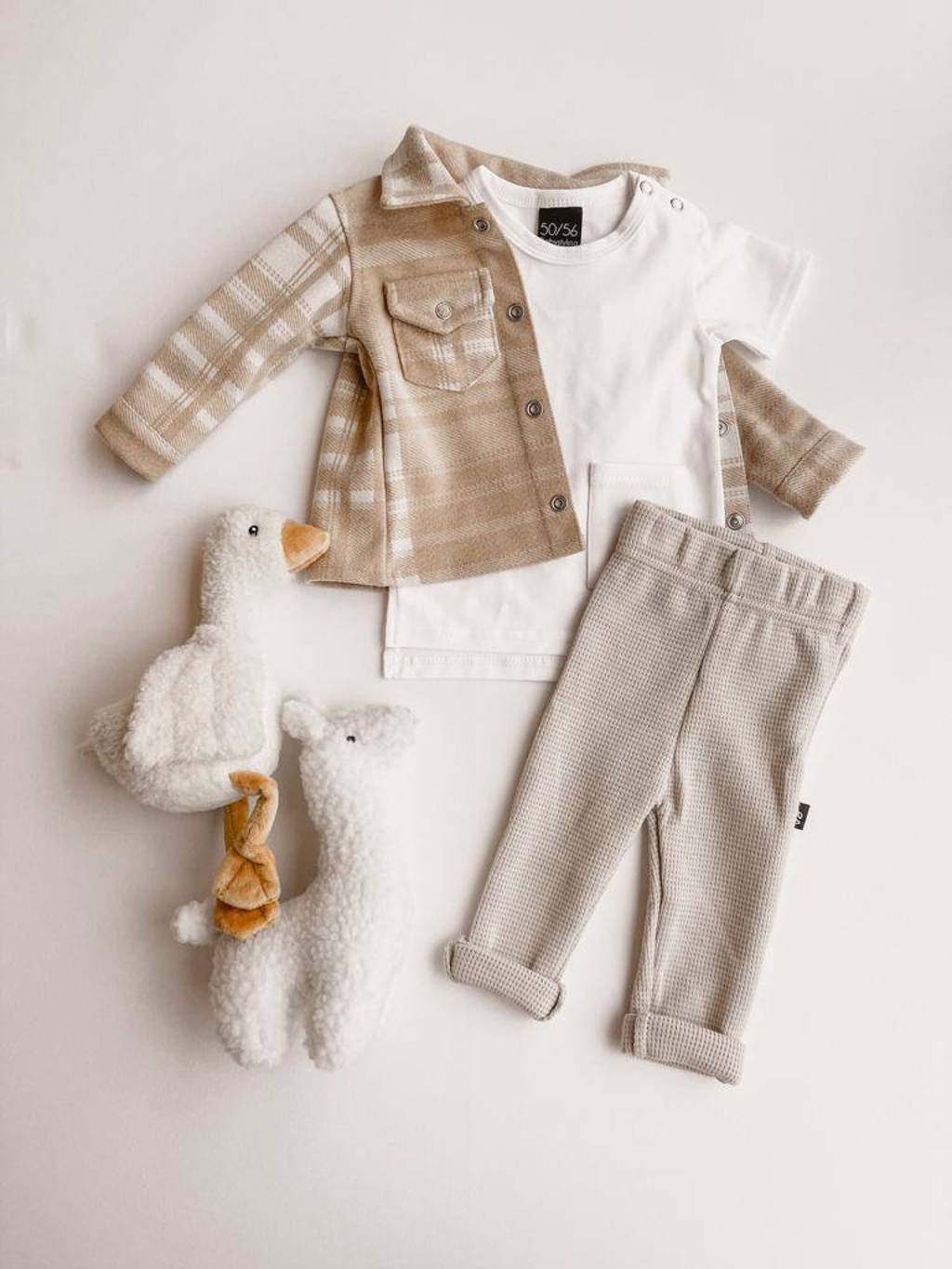 Babystyling baby broek beige