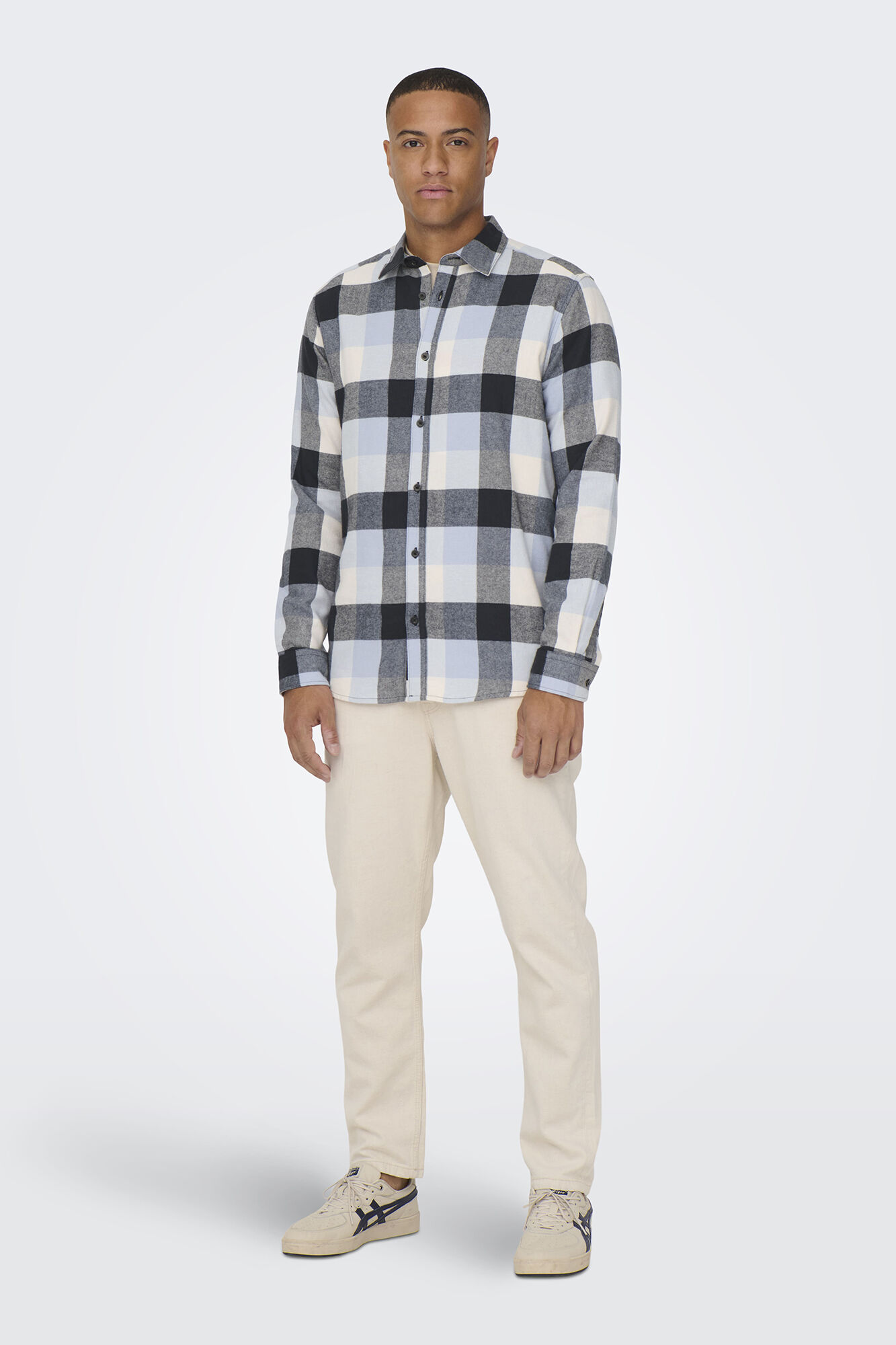 Camisa com estampa xadrez