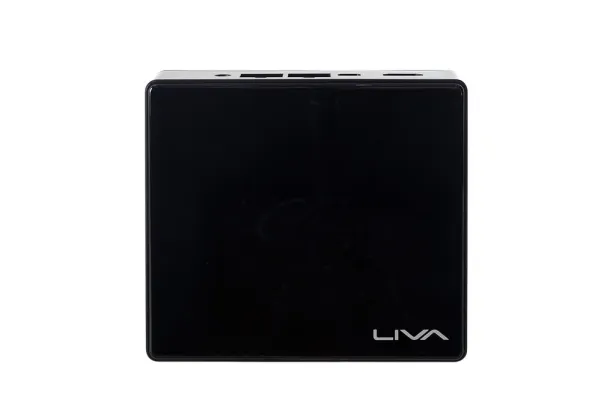 ECS LIVA Z3 Plus - Barebone - USFF - 1 x Core i3 10110U / op til 4.1 GHz - RAM 0 GB - UHD Graphics - Gigabit Ethernet - sort