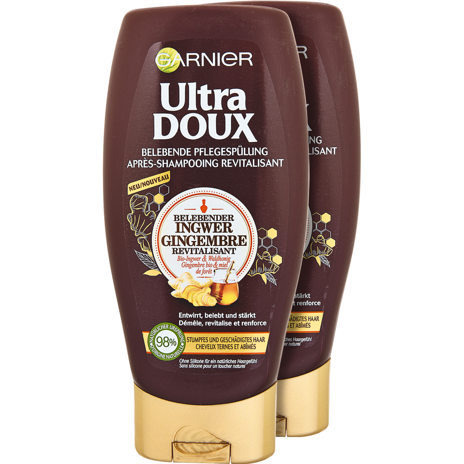 Ultra Doux Cond Ingwer 2x250ml