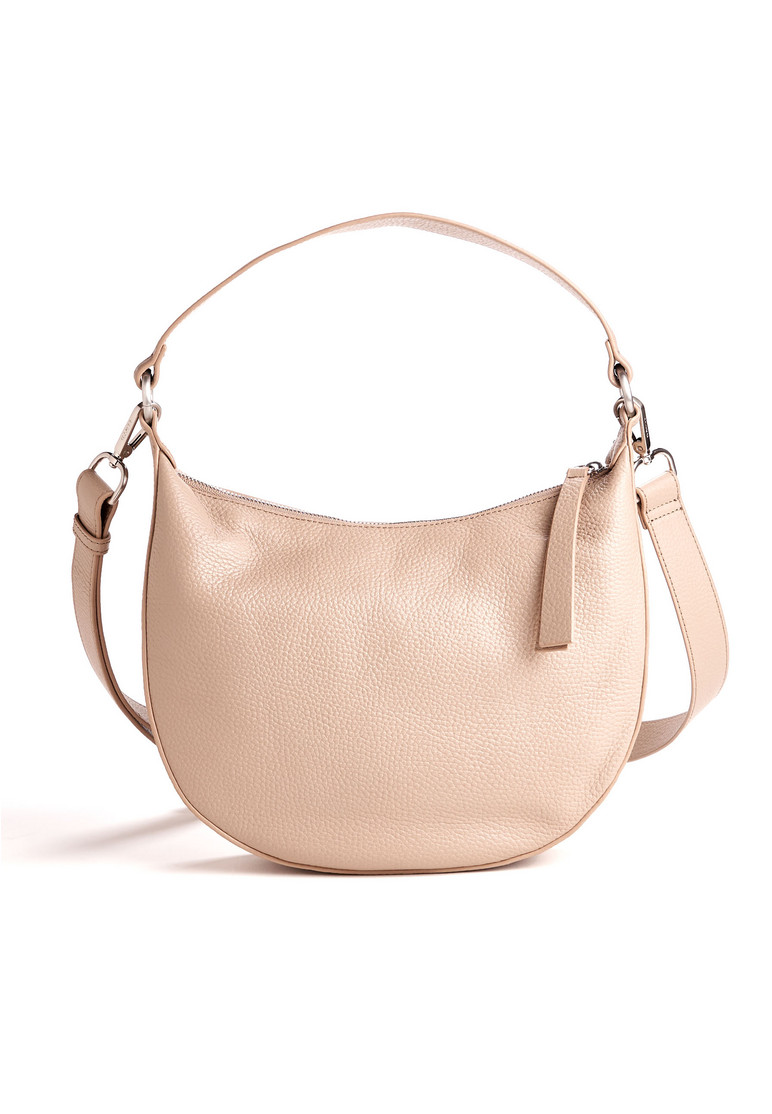 Moon Shape Hobo Bag Beige