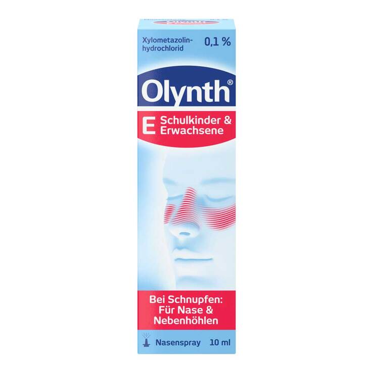 Olynth 0,1 % Schnupfen Dosierspray für Schulkinder und Erwachsene  , 10 ml