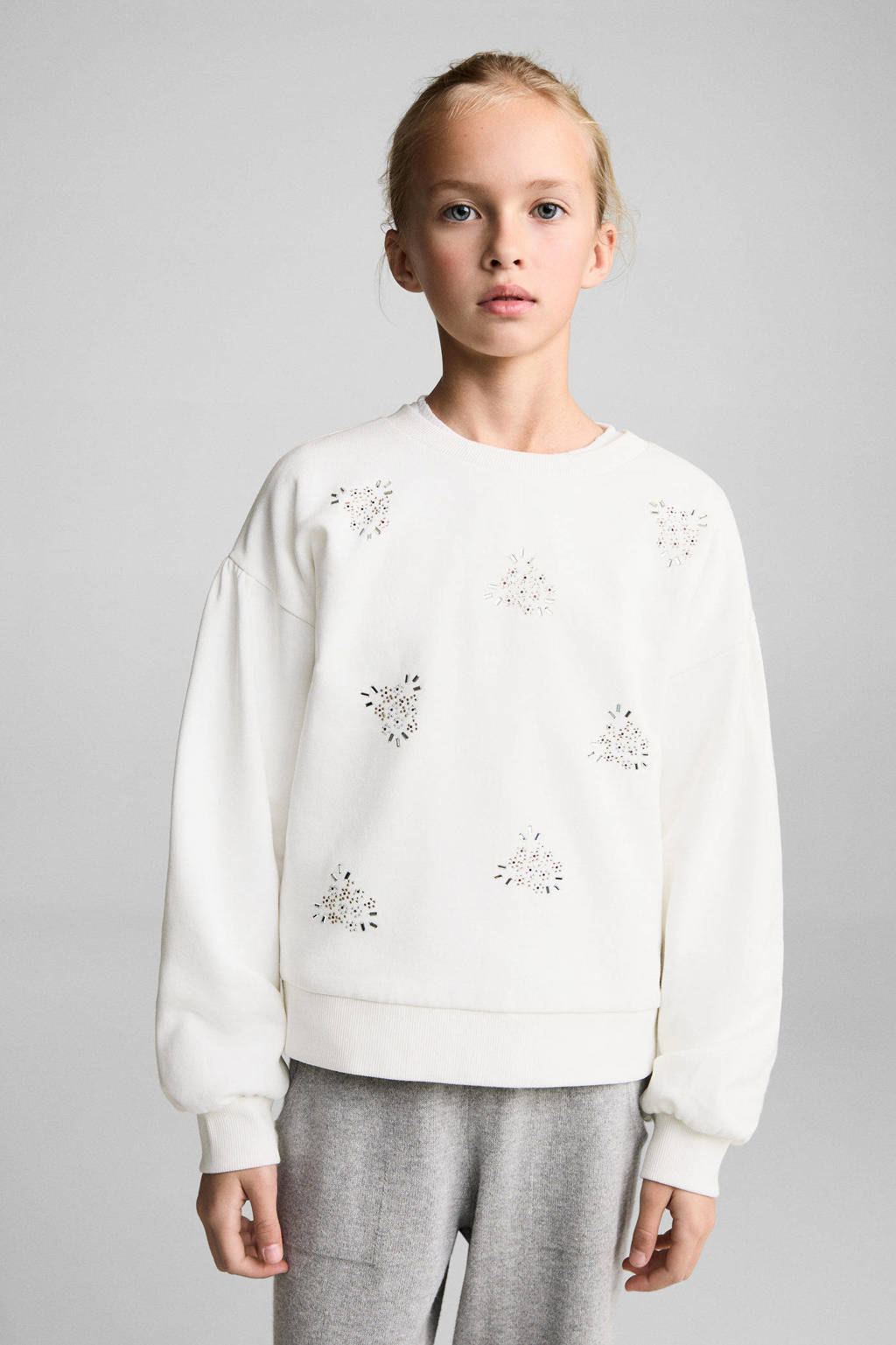 Mango Kids sweater naturel