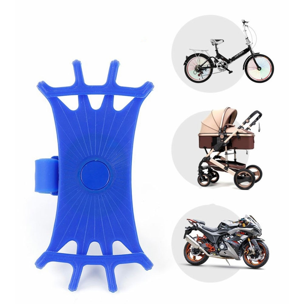 360° Universal Fahrrad Bike Velo Silikon Halterung Drehbar Handy / Smartphone (4