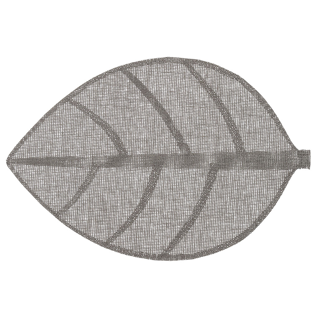 Set de table feuille gris 50x33cm