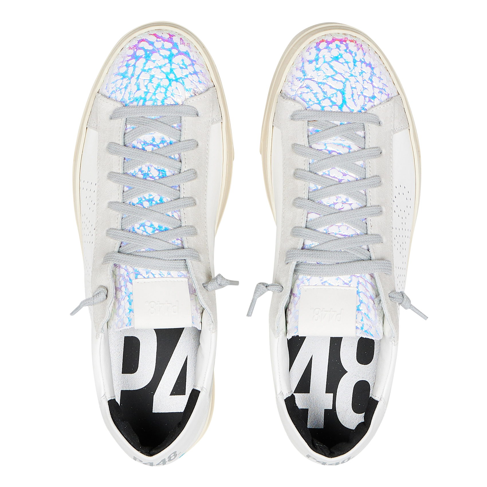 JACK - Baskets basses en cuir| Blanc