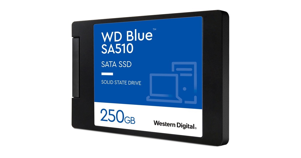 WDBlue SA510 250 GB SSD  (WDS250G3B0A, SATA/600)