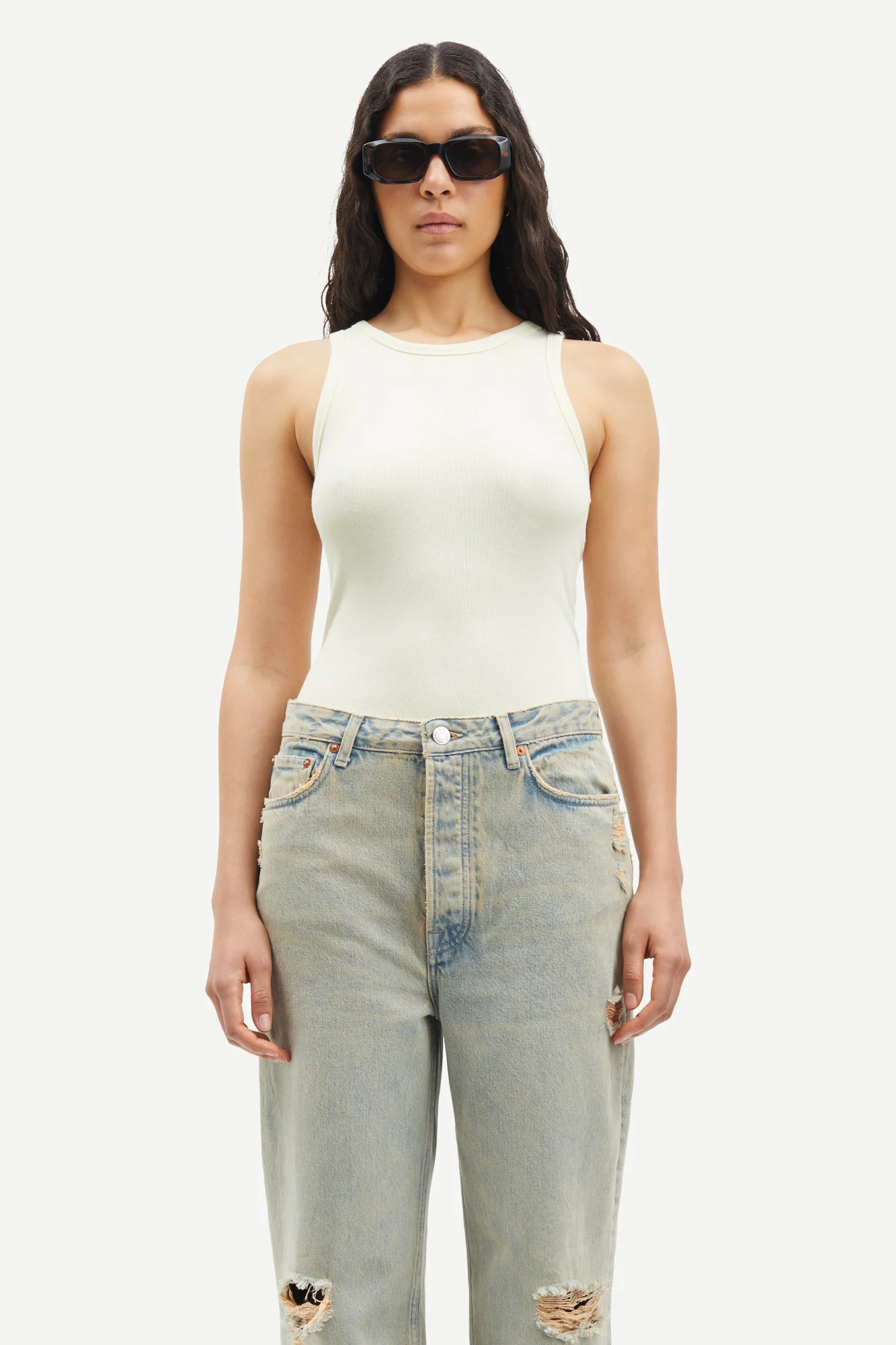 Samsøe Samsøe  Alexo tanktop 7542 - Pear Sorbet