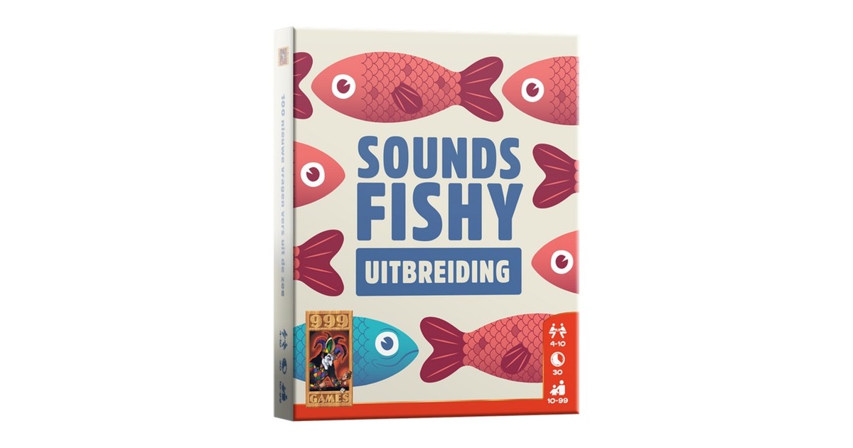 999 GamesSounds Fishy Uitbreiding Partyspel  (Uitbreiding, Nederlands, 4 - 10 spelers, Vanaf 10 jaar)