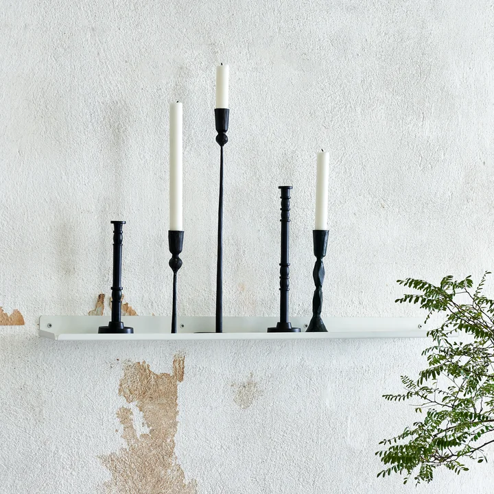House Doctor - Ledge Wandregal, L 80 cm, schwarz