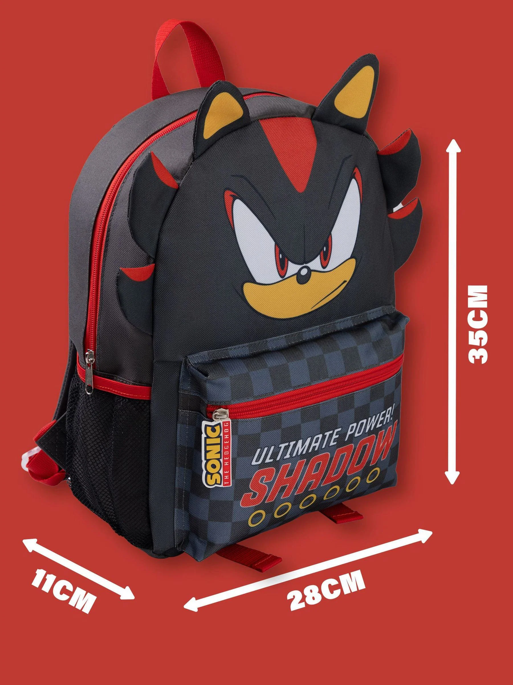 Vanilla Underground Kids Sonic the Hedgehog Shadow Grey Backpack