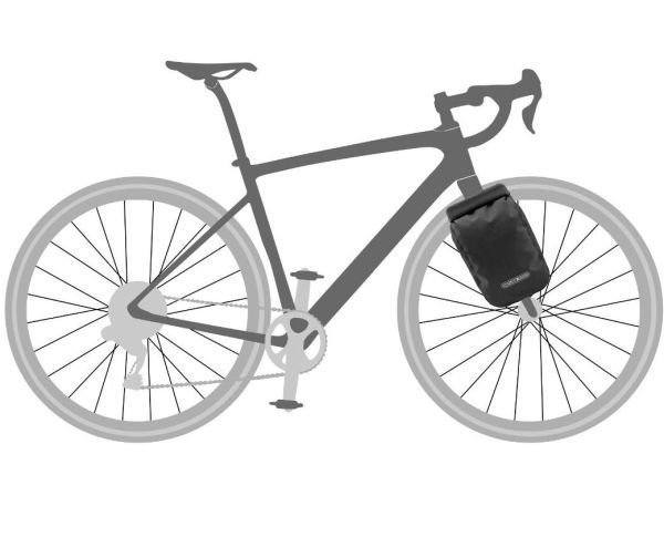 Ortlieb Fork-Pack Plus QLS Black Fronttaske 5,8L