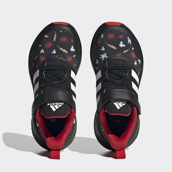 ADIDAS ORIGINALS CHAUSSURE À LACETS ÉLASTIQUES ET SCRATCH SUR LE DESSUS ADIDAS X DISNEY FORTARUN 2.0 MICKEY CLOUDFOAM