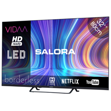 Salora Smart TV HD LED 32HV210 32 inch zwart