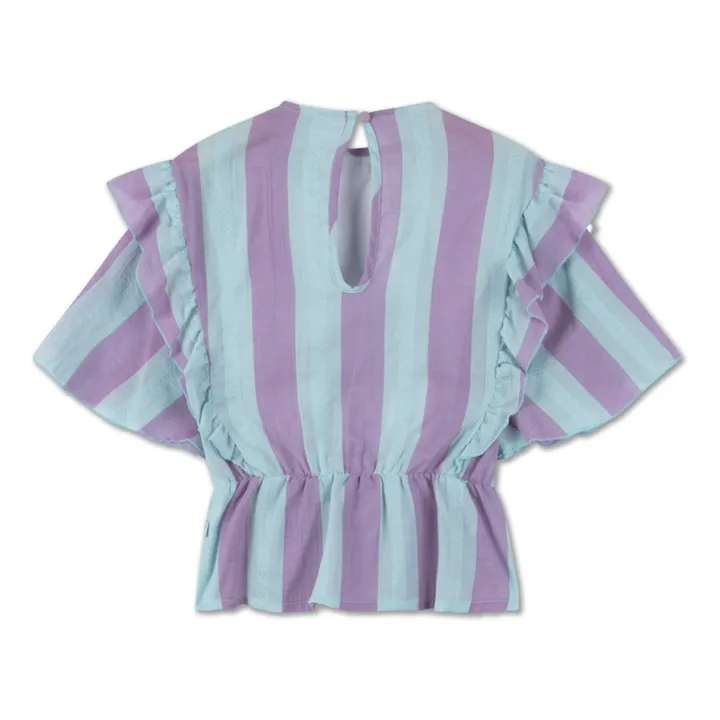 Repose AMS Blouse Volant | Bleu ciel