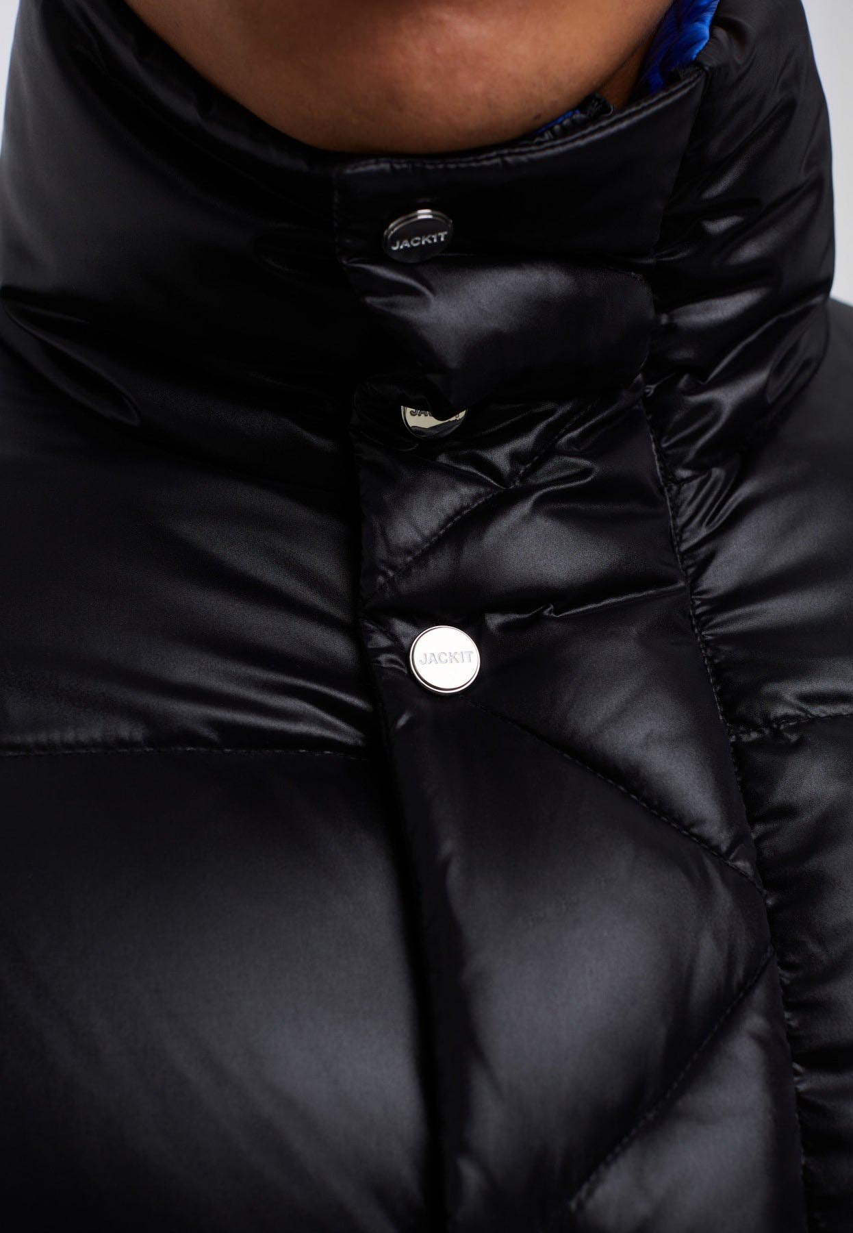 EZ Puffer Jacket Herre Black/Glacial Blue
