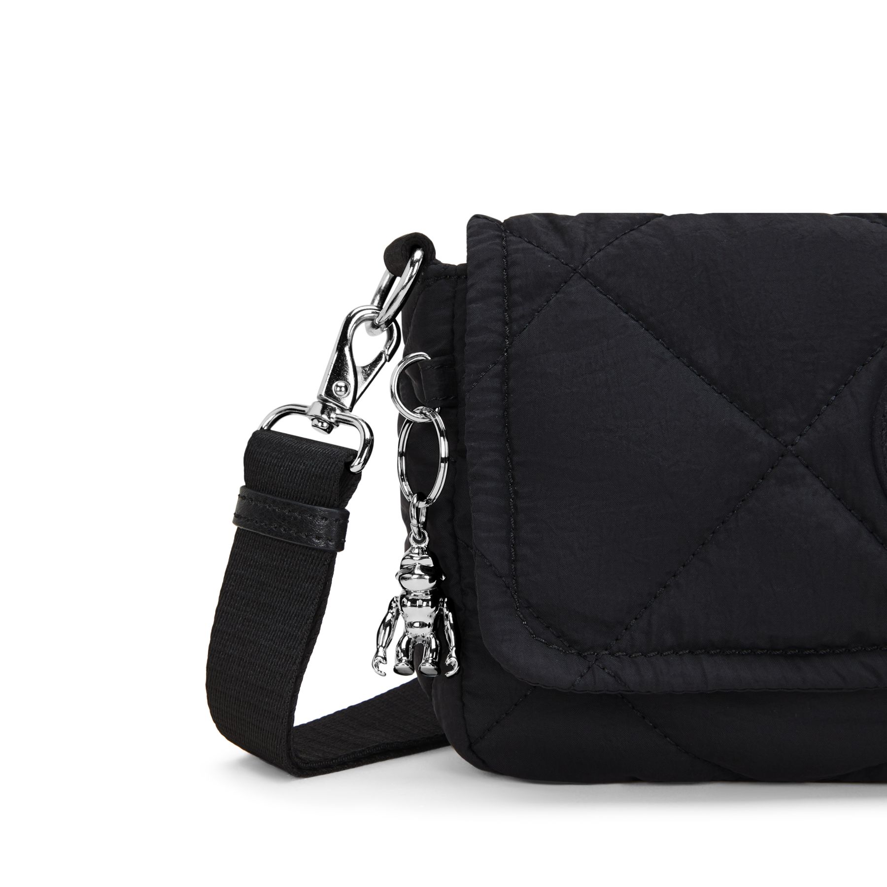 ARAS Petit sac à bandoulière avec sangle amovible - Cosmic Black Quilt