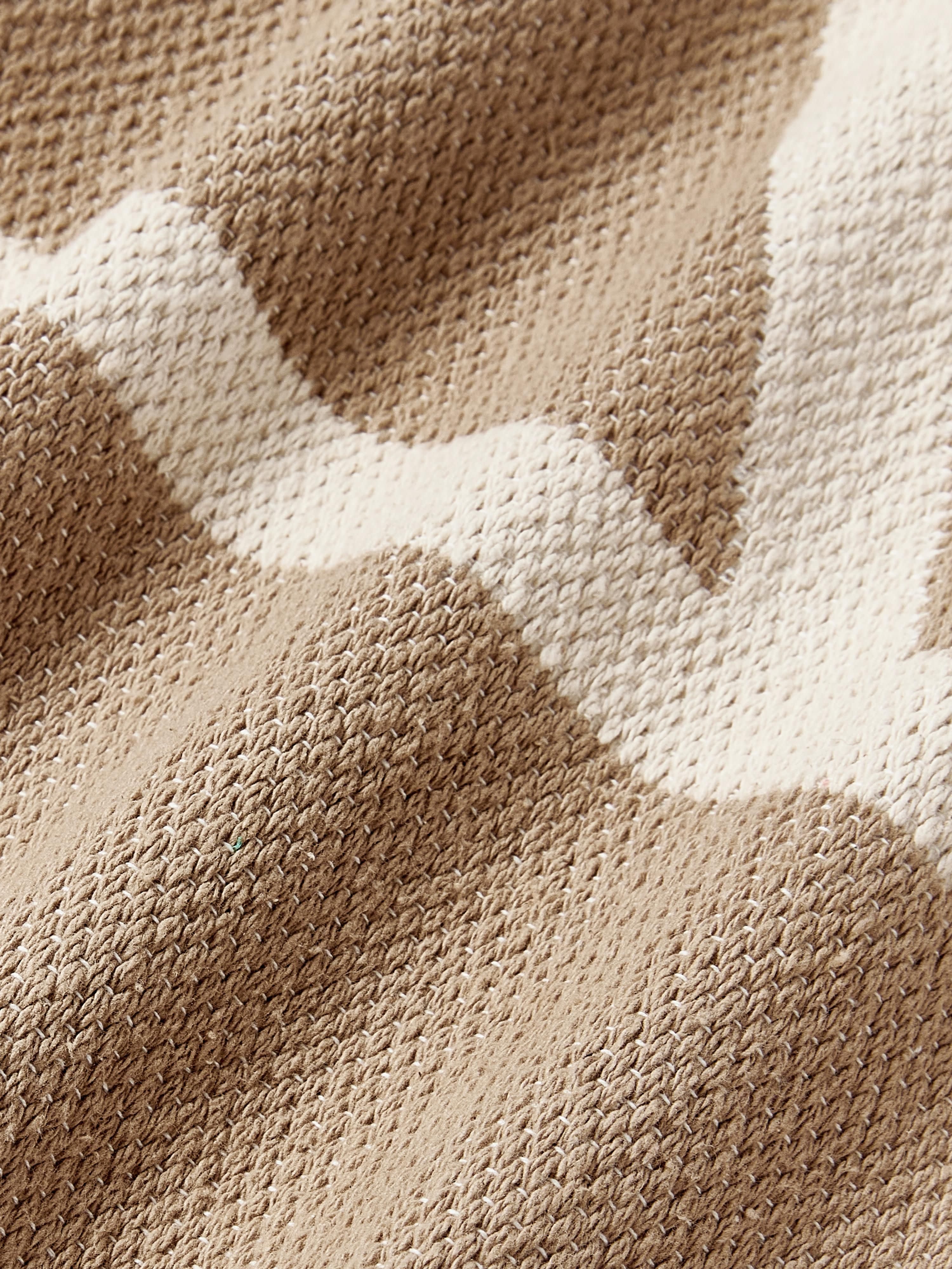 Handgeweven kussenhoes Asta met geometrisch patroon