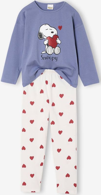 Pyjama meisjes Peanuts SNOOPY grijsblauw