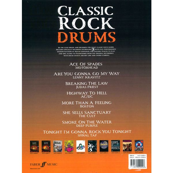 Faber Music Classic Rock Drums