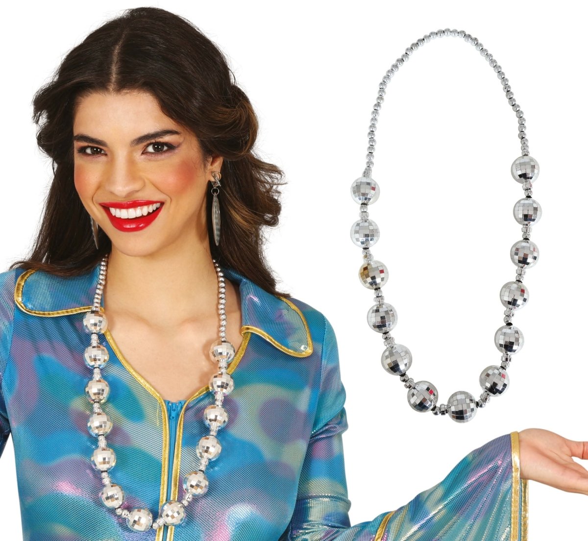 Disco 70S Ketting Zilver