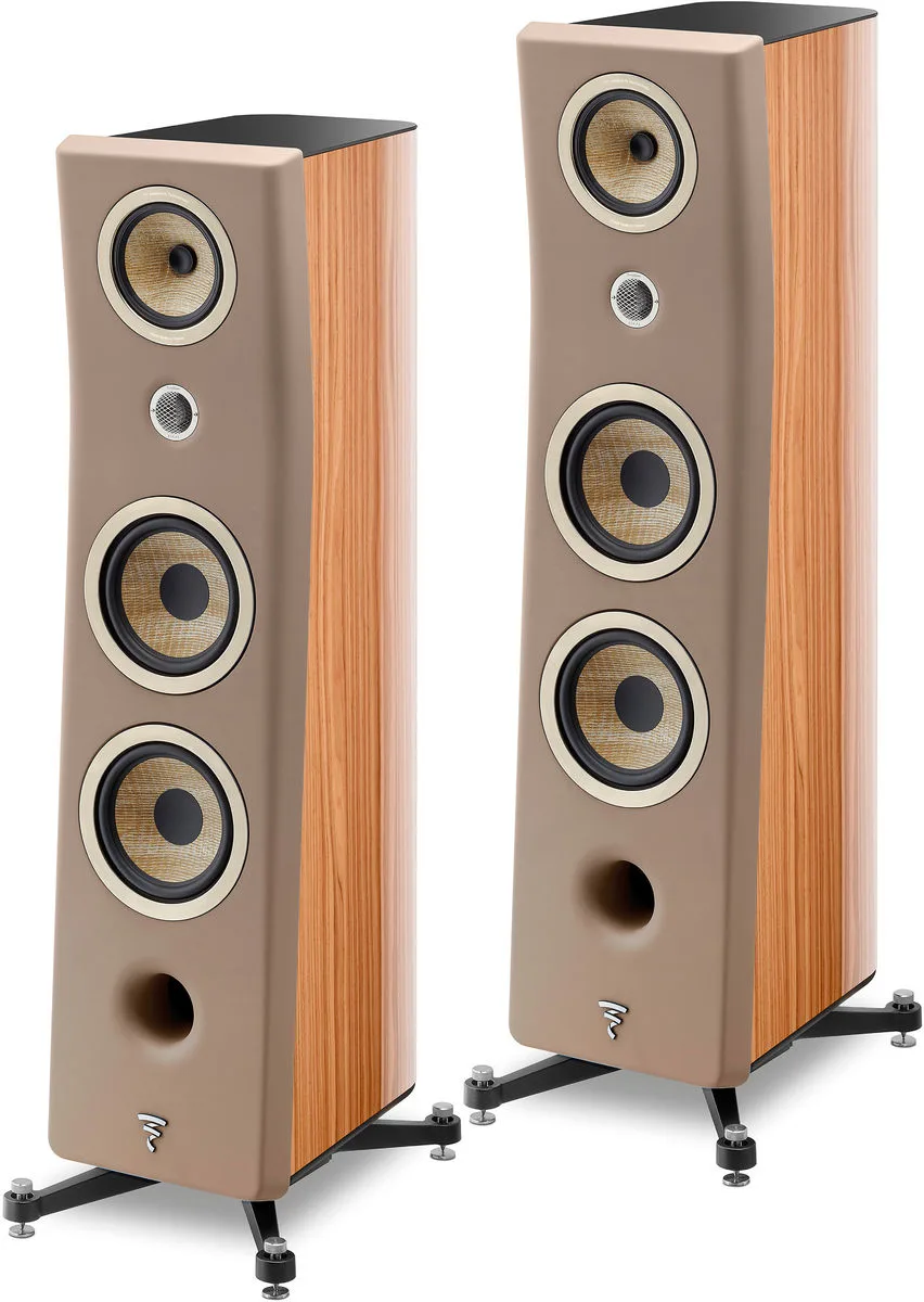Focal Kanta N°3 Noyer / Taupe mat (la paire) Enceintes colonne