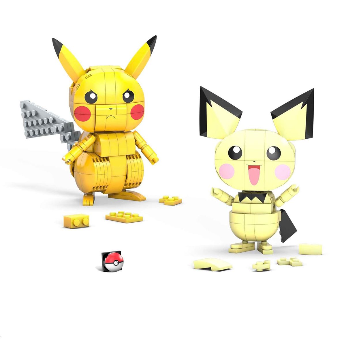 Mattel GYH06 - Mega - Pokèmon - Trio (Pichu, Pikachu, Raichu)