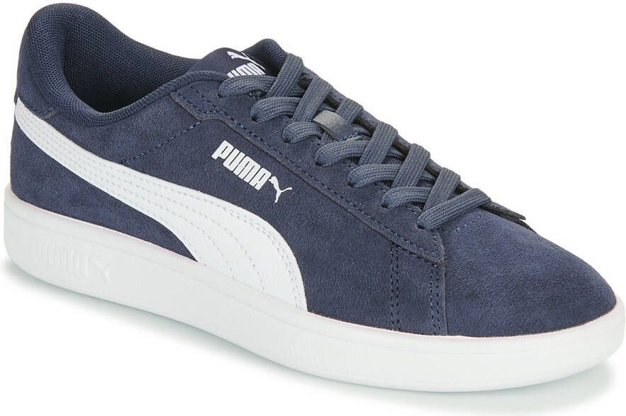 Puma Smash 3.0 SD suède sneakers donkerblauw wit