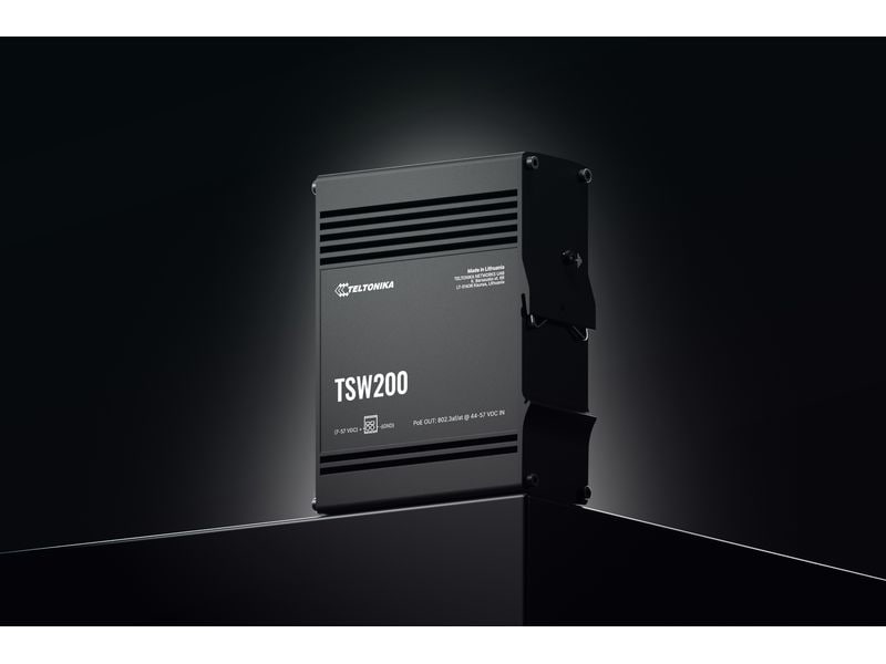 Teltonika PoE  Switch TSW200 10 Port Industrial Unmanaged PoE  Switch