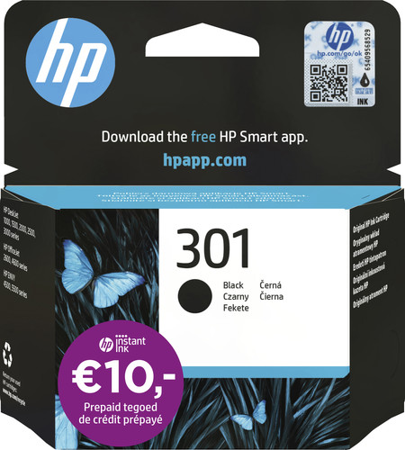 HP 301 Cartridge Zwart