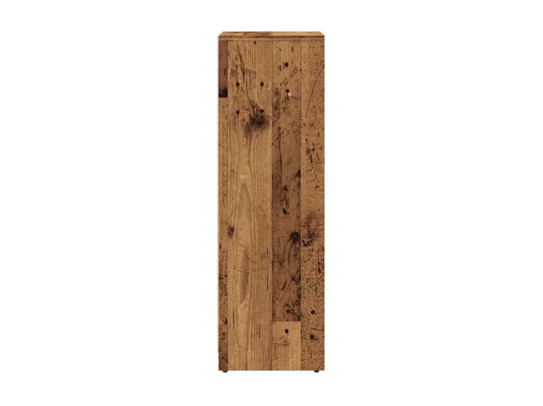 Armoire de salle de bain vieux bois 30x30x95 cm bois ingénierie