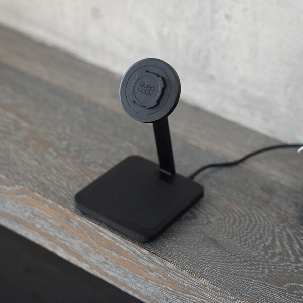 Quad Lock - Support bureau Mag Dual Desktop Wireless Charger Noir