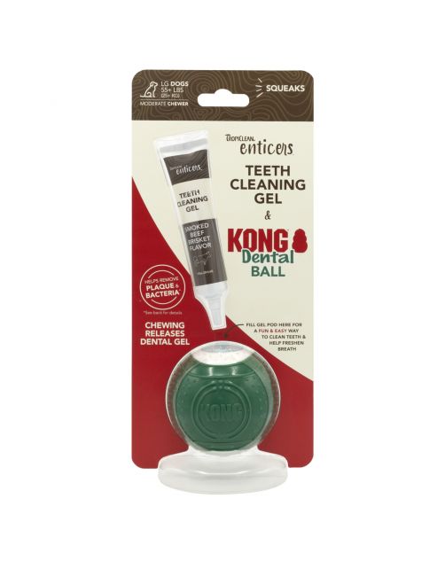 Tropiclean Enticers Dental Ball Kit Rund - Gebitsverzorging