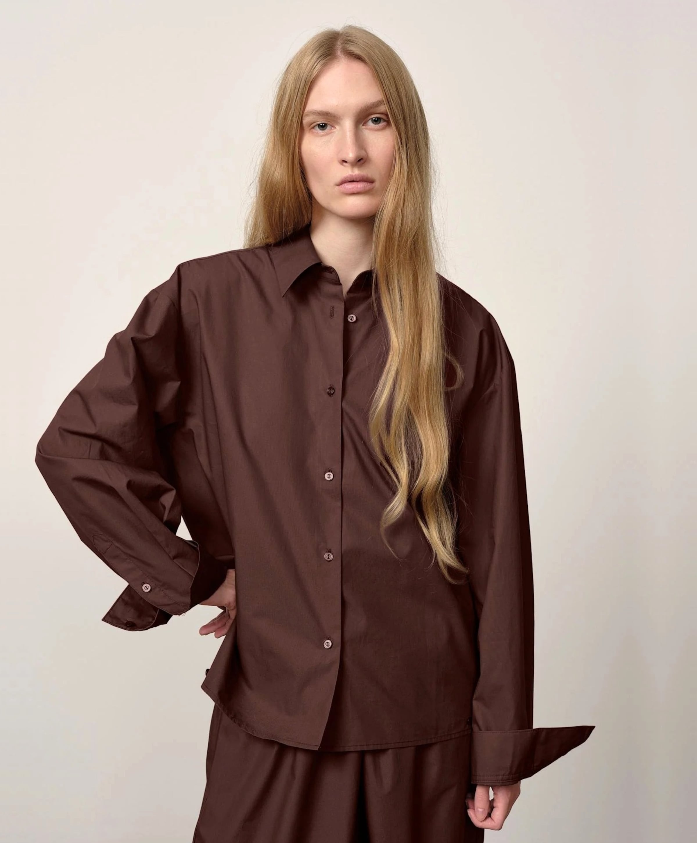 HERSKIND Dames blouse bruin