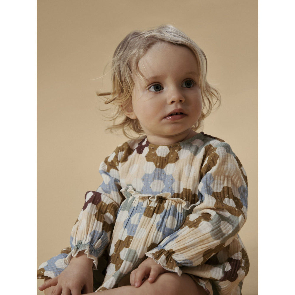 Køb Lil'Atelier Coconut Milk Nbftalia Ls Loose Body Kjole Lil