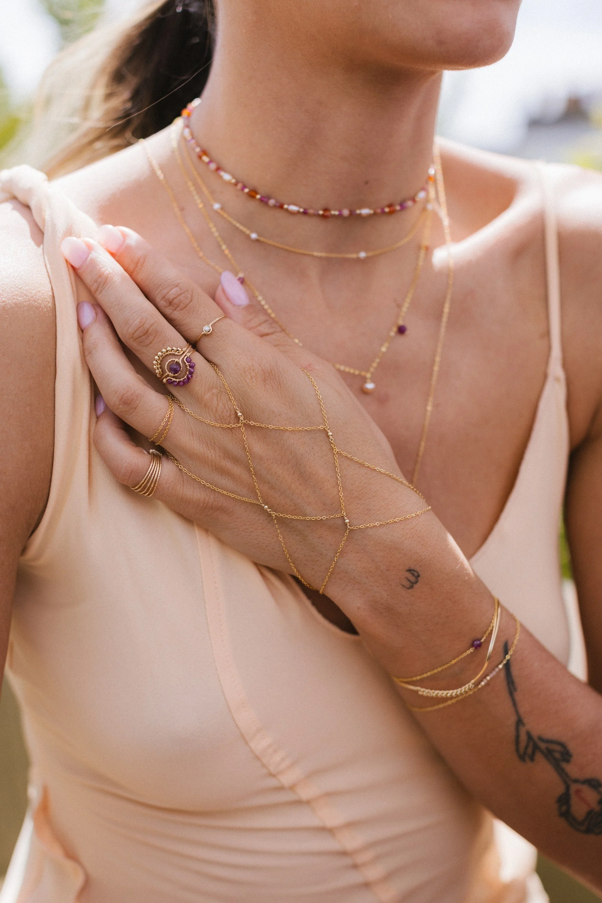 Bague pina perle | Blanc