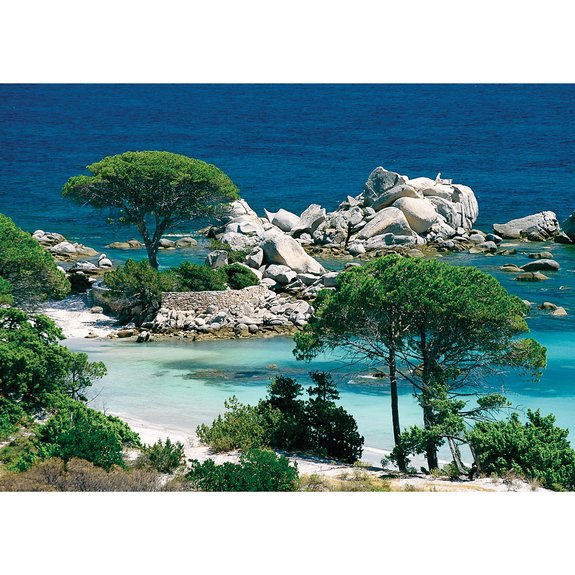 Puzzle 1000 pièces Plage Palombaggia Corse