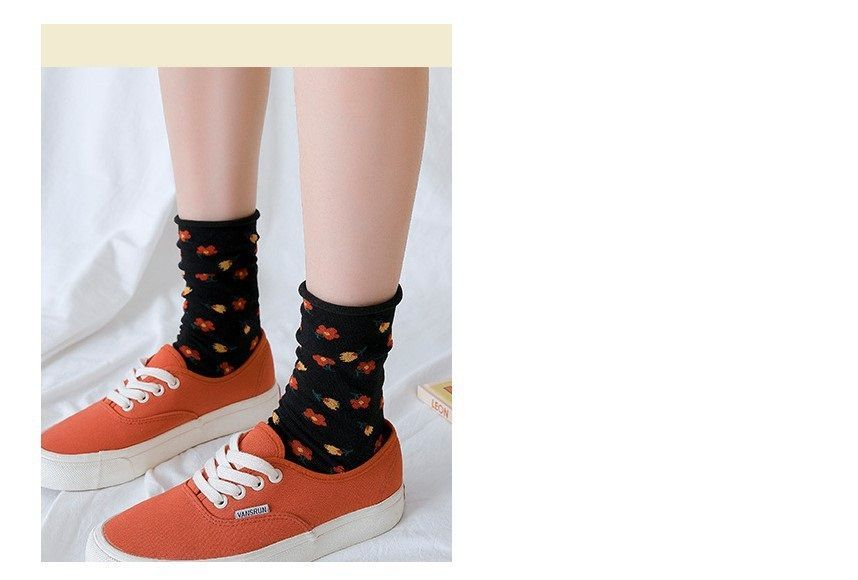 Sayaka - Sokken met bloemenprint