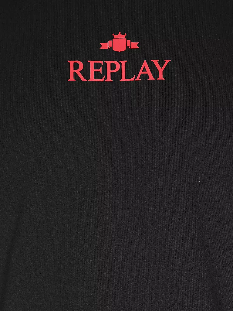 REPLAY T-Shirt  schwarz