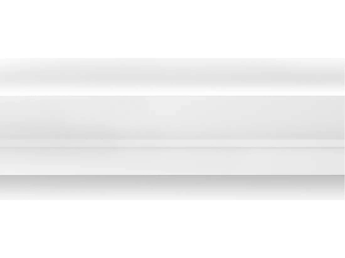 Lot de 3 corniches plafond en polystyrène L290 x l4.2 x H7 cm blanc - ANTECA