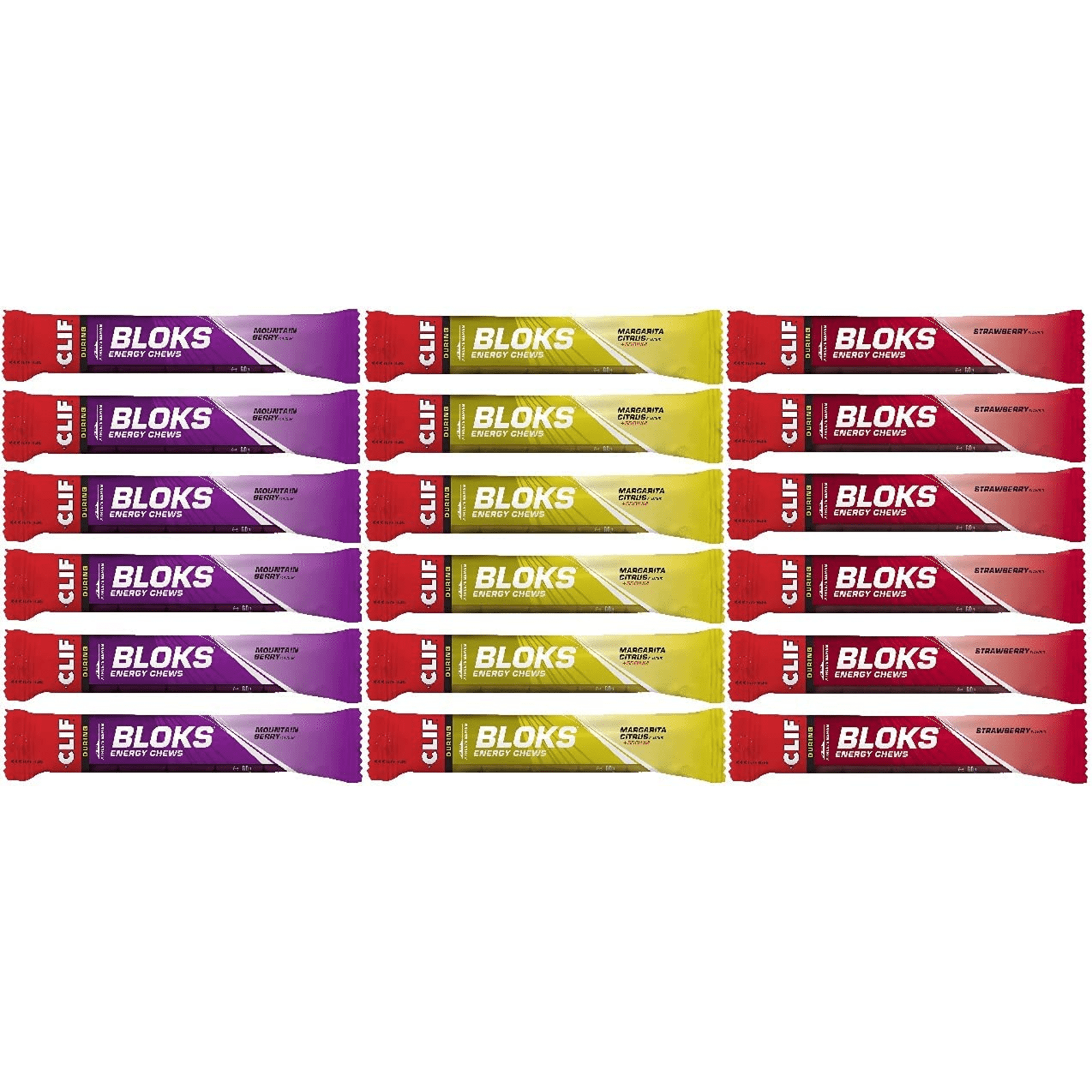 Clif Bloks Energy Chews Mixed (18x60g)