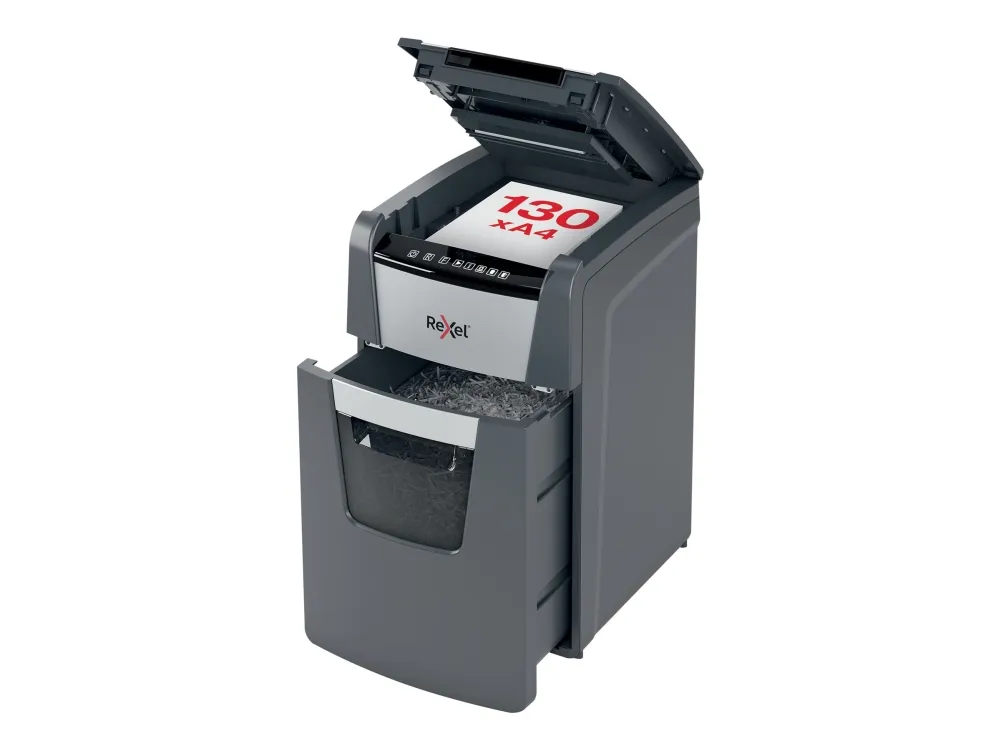 Makulator Rexel Optimum AutoFeed  130X krydsmakulering 4x28 mm (P-4)